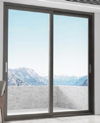 Aluminum sliding door